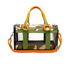 Never used - Out-of-Office Camo airline approved pet carrier (up to 25 lbs)